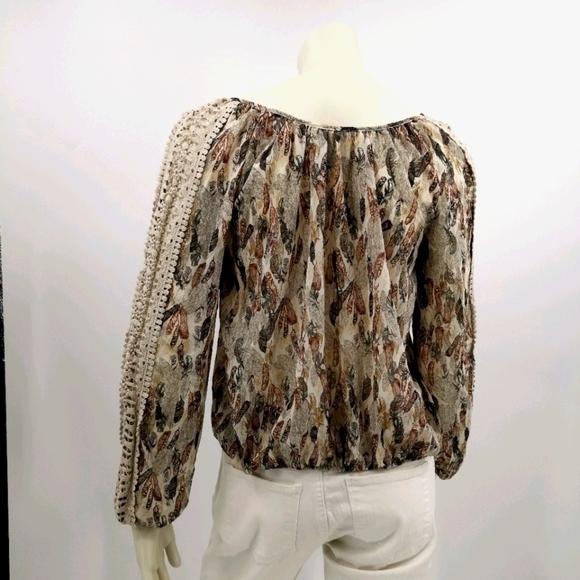 American Rag Women's S Long Sleeve Boho Blouse - Picture 4 of 12